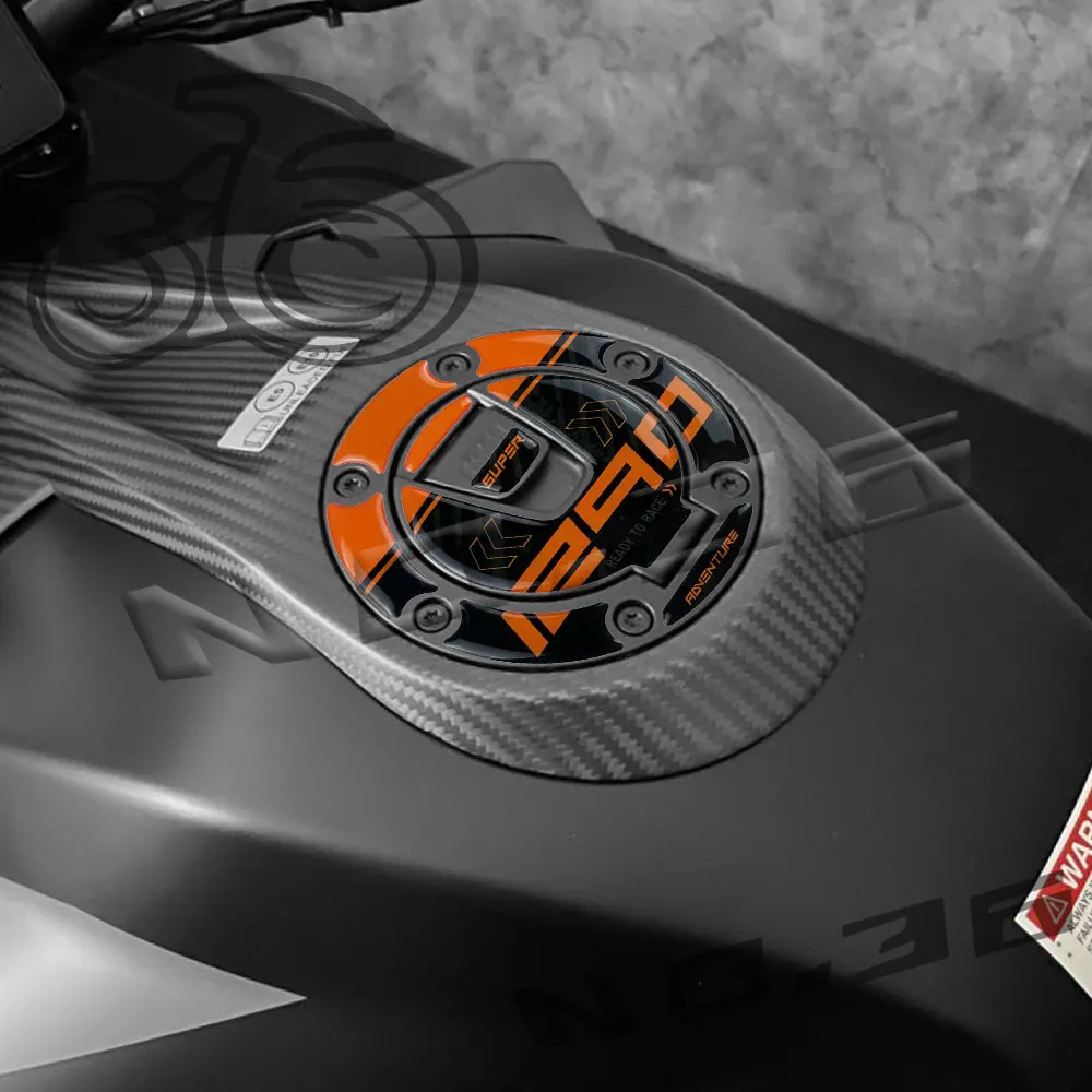 Для KTM 1290 Super Duke R 2018-2023 3M Крышка топливного бака мотоцикла, защитная наклейка, наклейки, аксессуары Водонепроницаемые1