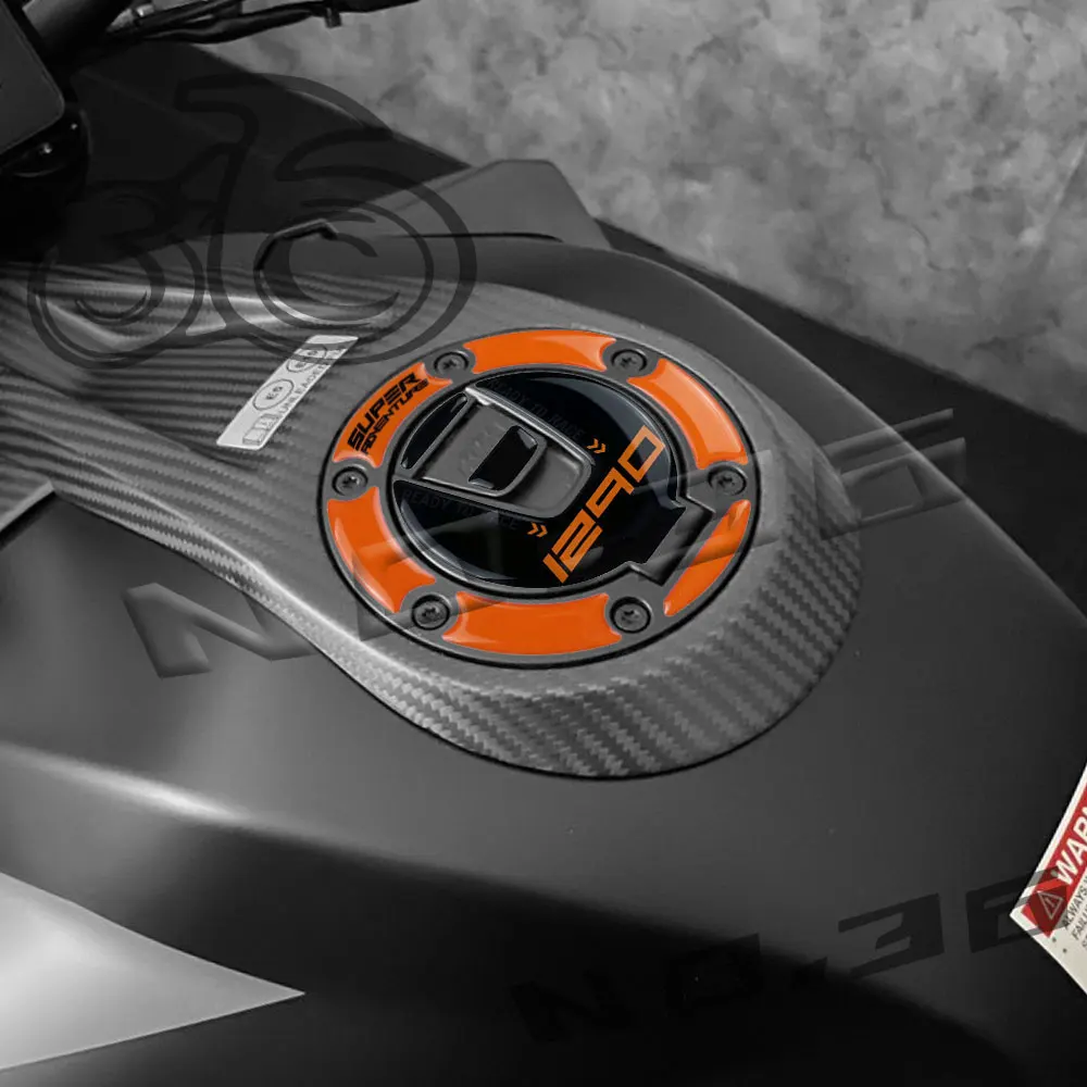 Для KTM 1290 Super Duke R 2018-2023 3M Крышка топливного бака мотоцикла, защитная наклейка, наклейки, аксессуары Водонепроницаемые2