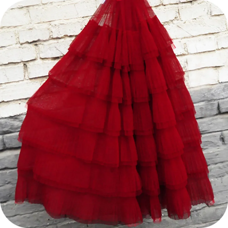 Юбка для торта 100 * 70 см, плиссированная сетчатая кружевная ткань, свадебное платье, пышная юбка, Тюлевое кружевное шитье, кружевная отделка, ткань 