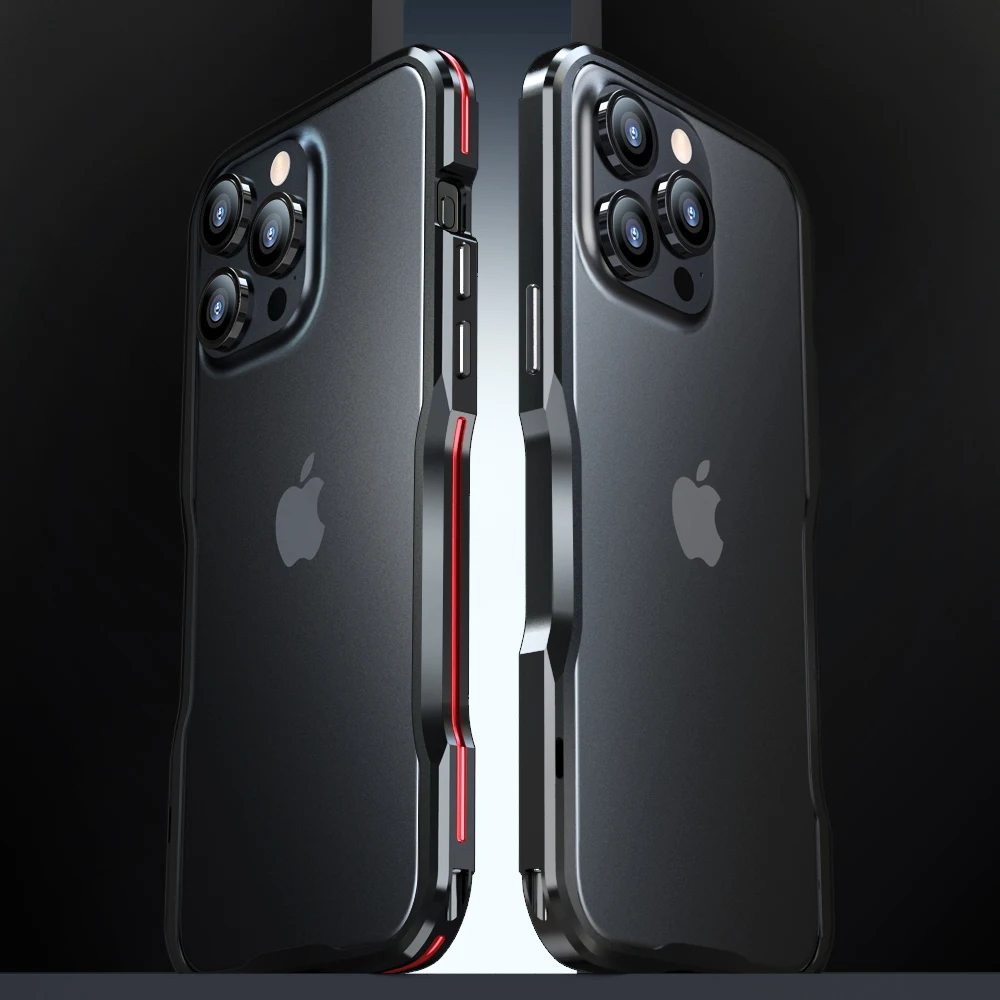 Металлический каркас для iPhone 15 Pro Max Plus Защитная броня Противоударная Легкая Противоударная4
