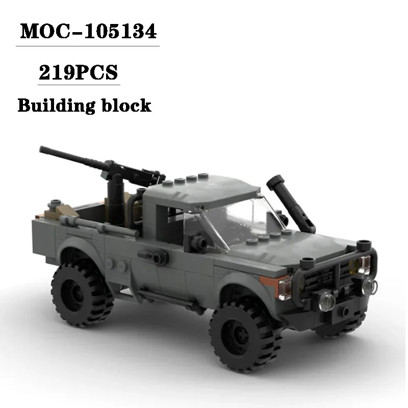 Строительный блок MOC-105134 Игрушечная модель для сборки грузовиков 219 шт. Для взрослых и детей на День рождения и Рождественские подарки Игрушечные украшения0