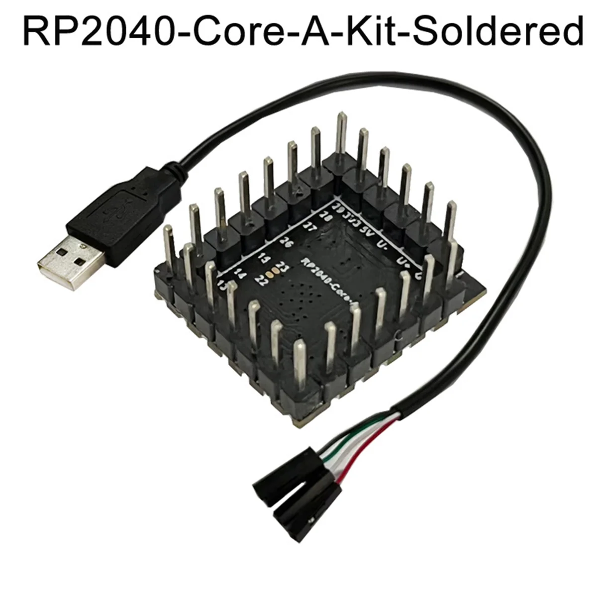 Для платы разработки Raspberry Pi Pico с отверстием для штамповки RP2040-Core-A, многофункциональный двухъядерный процессор RP2040, B3