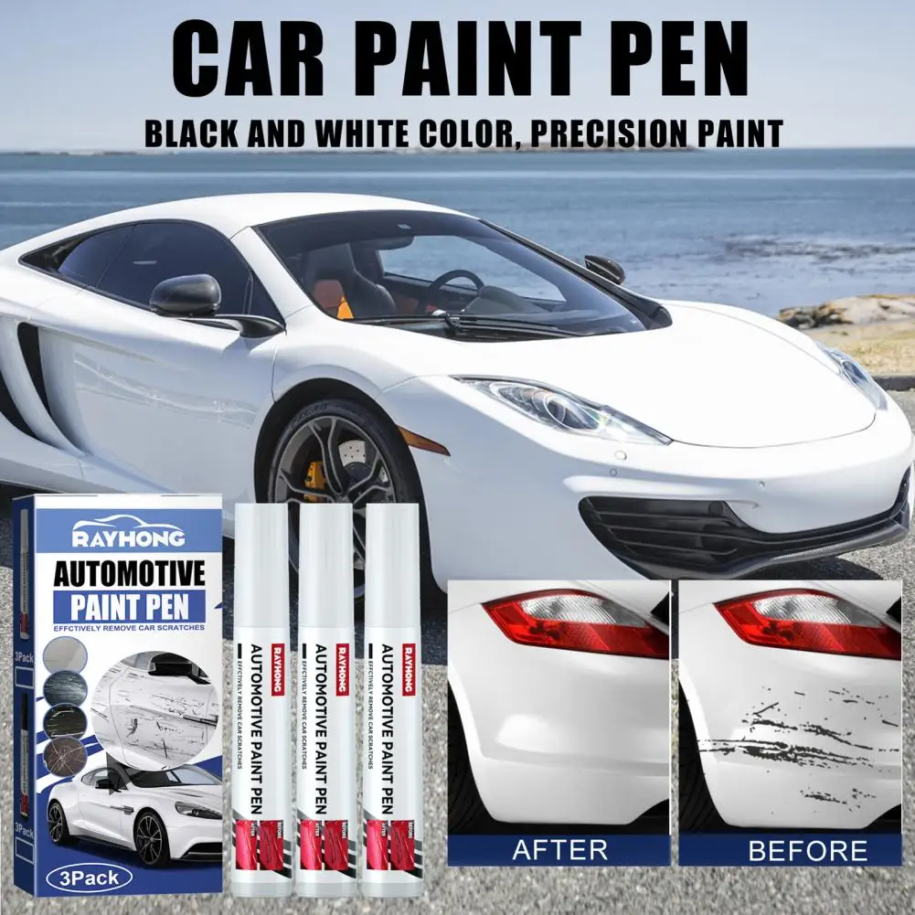 Удобная ручка для покраски автомобиля, долговечная ручка для ремонта царапин на автомобильной краске, прочное покрытие, быстросохнущая маркерная ручка, инструмент для поделок4