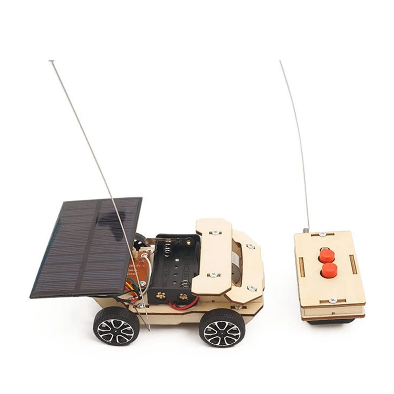СДЕЛАЙ САМ, собери Солнечную модель радиоуправляемого автомобиля с дистанционным управлением, развивающие игрушки, научно-технический набор автомобильных игрушек для детских подарков0