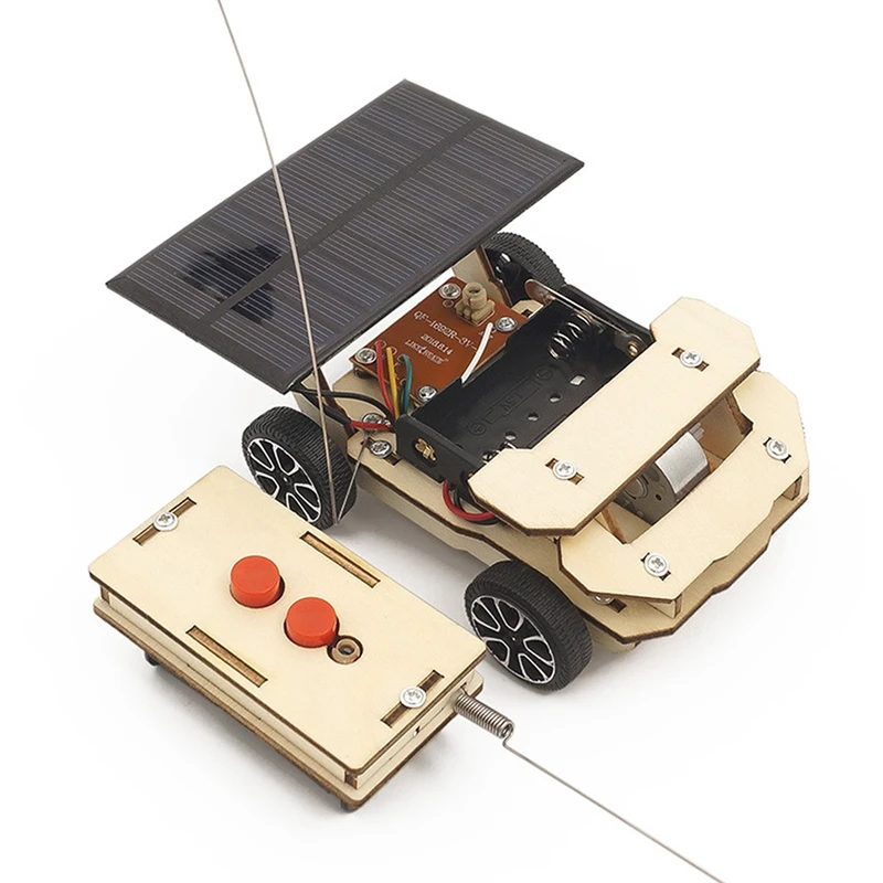 СДЕЛАЙ САМ, собери Солнечную модель радиоуправляемого автомобиля с дистанционным управлением, развивающие игрушки, научно-технический набор автомобильных игрушек для детских подарков3