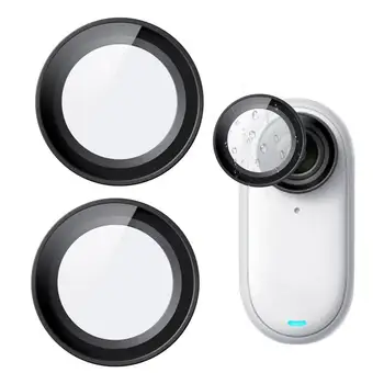 Защита от царапин с двумя объективами, 2 шт., чехол для спортивной камеры Insta360 GO 3, пылезащитные аксессуары для фотоаппаратов.