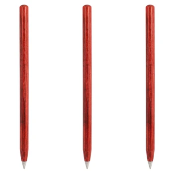 3X Офисный вечный карандаш Вечная металлическая ручка Ручка без чернил Офисная живопись Прозрачные и долговечные гаджеты Студенческие принадлежности