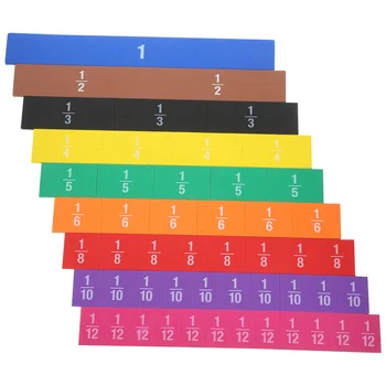 1 Комплект магнитных плиток с дробями, обучающие игры по математике, игрушки для студентов