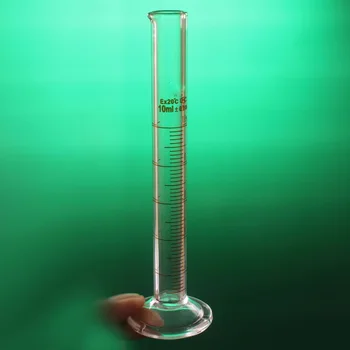 Лабораторный Мерный цилиндр A Grade объемом 10 мл с высокой шкалой из боросиликатного стекла 3.3 Мерный стаканчик Лабораторные принадлежности