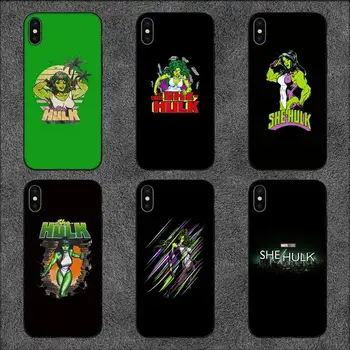 Чехол для телефона She-H-Hulk MV для iPhone 11 12 Mini 13 14 Pro XS Max X8 7 6s Plus 5 SE XR Shell