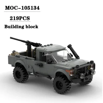 Строительный блок MOC-105134 Игрушечная модель для сборки грузовиков 219 шт. Для взрослых и детей на День рождения и Рождественские подарки Игрушечные украшения