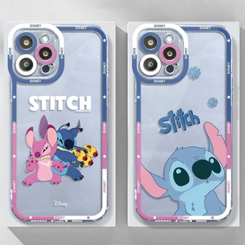 Мультфильм Disney Stitch для Xiaomi Redmi Note 9C Poco X3 X4 11 10 9 Pro 5G 9A 8 10t 4G 11 Lite 10s 9T M3 Прозрачный Мягкий Чехол Funda