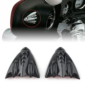 1 пара накладок для внутреннего зеркала мотоцикла, закрывающих крышки для Harley Street Glide EFI FLHX 2006-2013, черный