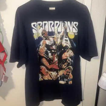 Винтажная футболка 1990-х Scorpions Eye To Eye Concert в стиле ретро KH0940