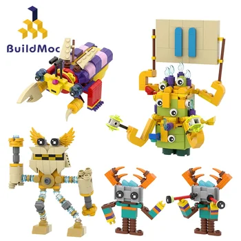 MOC Game My Singings Monsters Gold, Epic Wubbox, Knurv Buzzinga и Epic Jam Boree Building Blocks, набор детских игрушек Song Flying.