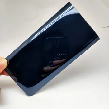 Для Samsung Galaxy A80 A805F Задняя крышка батарейного отсека Стеклянная крышка корпуса Задняя крышка двери + логотип