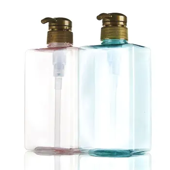 Портативный прямоугольный дозатор мыла объемом 1 шт 600 мл, Разделенная пустая бутылка-помпа E1YF