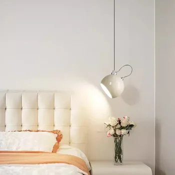 Светодиодные подвесные светильники Nordic с магнитным всасыванием, Подъемная Веревочная лампа Для спальни, столовой, гостиной, украшения для дома, подвесные светильники