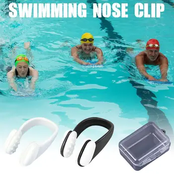 Зажим для носа Для плавания Силиконовый, Предотвращающий удушье В Воде, Специальный, предотвращающий скольжение и выпадение, Общее Снаряжение Для Дайвинга И плавания Ad H4Y4