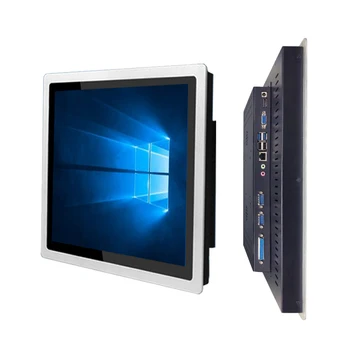 18,5 15,6 13,3-Дюймовый Встраиваемый Промышленный Компьютер Mini Tablet PC Panel All in One с Емкостным Сенсорным Экраном для Win10 Pro