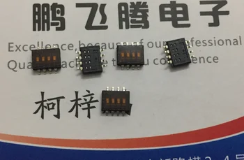 1 шт. Импортный японский переключатель кода набора номера A6H-4102-PM 4-битный патч с шагом 1,27 с плоским кодом набора номера
