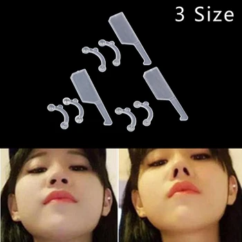 6ШТ 3 * размеров Косметический нос для подтяжки Переносицы Массажный инструмент для придания формы носу Без боли