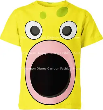 Новая футболка с Покемоном Mr. Mime Shellder Weepinbell с мультяшными животными, Топы с Покемонами Для взрослых И Детей, Модная Повседневная футболка