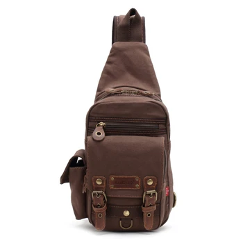 Многофункциональная мужская сумка на грудь, индивидуальность, мужская холщовая сумка через плечо, большая вместительная дорожная сумка через плечо.