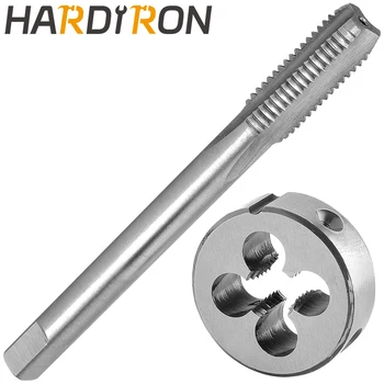 Hardiron M11 X 0,5 Метчик и матрица Правая, M11 x 0,5 метчик с машинной резьбой и круглая матрица