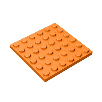 10шт MOC Brick Parts 3958 Пластина 6 x 6 Совместимых строительных блоков Particle DIY Assmble Детская головоломка для мозга, игрушка в подарок на день рождения