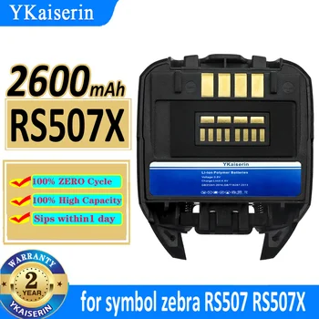 аккумулятор YKaiserin емкостью 2600 мАч для symbol zebra RS507 RS507X BTRY-RS50EAB02-01 Bateria