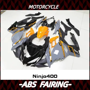 Для Ninja400 Ninja 400 2018-2020 18 19 20 Обтекатели кузова Черный Оранжевый Комплект Обтекателей Ninja400 Design Striping