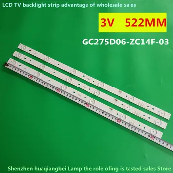 Для 3 шт./компл. светодиодной ленты подсветки GC275D06-ZC14F-03 303GC275031 для 28PHF2056/T3 1 шт. = 6led