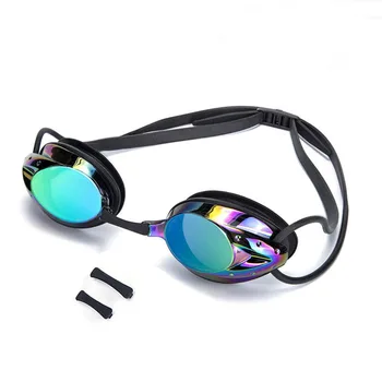 Очки для плавания для взрослых, водонепроницаемые очки для плавания с защитой от запотевания и ультрафиолета, с двойным сейсмическим уплотнительным кольцом