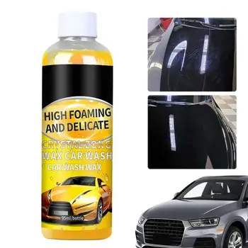 Жидкость для мытья автомобильных стекол 3,2 унции, пенка для автомобильного шампуня, Высококонцентрированная безопасная пена, средство для полировки автомобильных шин, автомобильных фар
