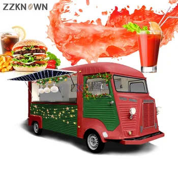 Продается полностью оборудованный грузовик для общественного питания Taco Mobile Kitchen, тележка для продажи пиццы и кофе, мобильные прицепы для быстрого питания BBQ