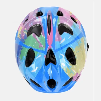 Комплект накладок для детского велосипедного шлема Регулируемый шлем для скейтборда с наколенниками, налокотники, защита запястья, комплект защитного снаряжения