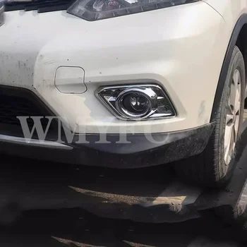 Хромированные накладки на передние противотуманные фары Nissan X-Trail T32 2014 2015 2016 Аксессуары для стайлинга автомобилей WMYFC