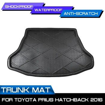 Автомобильный коврик для пола Toyota Prius Хэтчбек 2016 Защита заднего багажника от грязи
