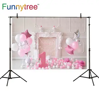 Забавный фон из дерева для фотостудии, украшение первого дня рождения, воздушные шары для вечеринки, фон для фотосъемки в помещении, фотобудка