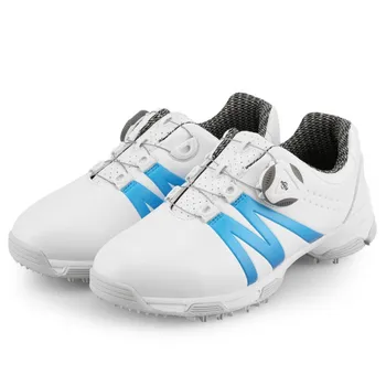 Обувь для гольфа PGM, детская спортивная обувь, спортивная обувь для мальчиков и девочек, водонепроницаемая новая обувь с вращающейся пряжкой