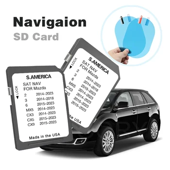 Версия 2023 Карты Южной Америки Навигация с Системой Connect 1 SD GPS Карта для автомобиля Mazda 2/3/6/MX5/CX5/CX9 8 ГБ Бесплатная Доставка