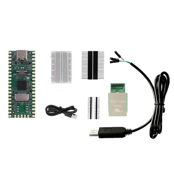 Комплект Платы разработки RISC-V Milk-V Duo + Порт RJ45 + Загрузчик STC CV1800B Поддержка Linux Для энтузиастов Интернета Вещей, геймеров, делающих все своими руками. Прочный