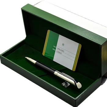 Роскошный Рождественский подарок Rlx Шариковая ручка с металлической сеткой Канцелярские принадлежности для письма в коробке