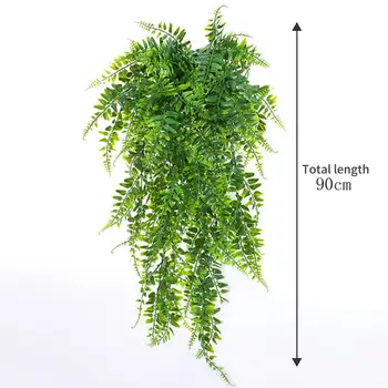 Имитация растения Неувядающее имитационное растение Изысканные детали Украшают привлекательное искусственное вьющееся зеленое растение