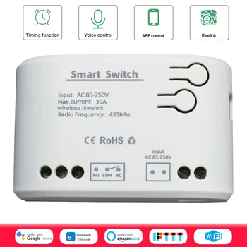 eWeLink WiFi Smart DIY Switch Module 5V 12V 24V 220V Таймер С Плавным Ходом/Самоблокирующееся Интеллектуальное Реле Голосового Управления от Alexa Google Home