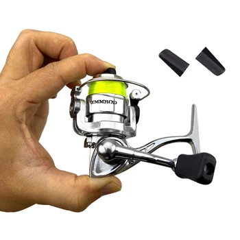 Катушка для спиннинга Pocket Mini 100 Рыболовные снасти Маленькая катушка для спиннинга 4.3:1 металлическая