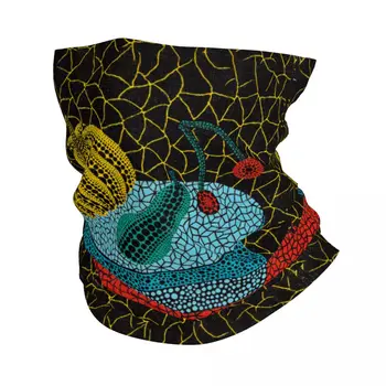 Yayoi Kusama Абстрактное Искусство Бандана Зимняя Шейная Грелка Мужская Ветрозащитная Обертка Шарф для Лица для Пеших Прогулок Гетра Повязка На голову